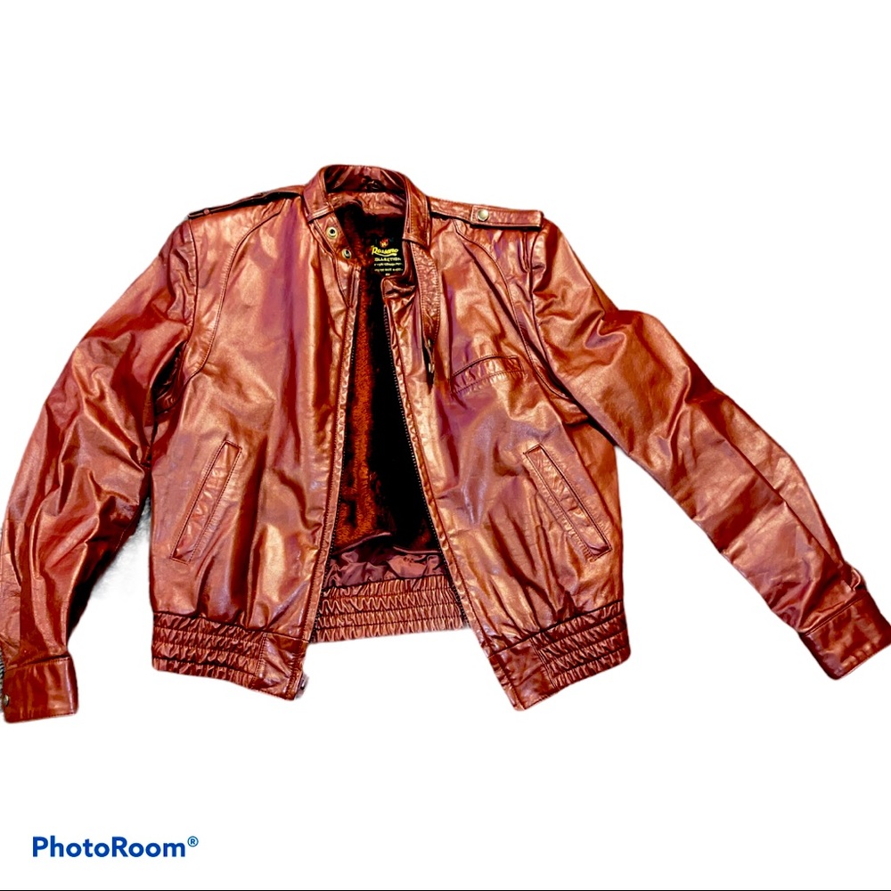 COPY - Burgundy Leather Jacket